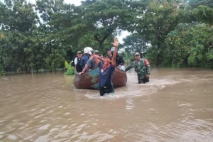 Enam Kecamatan di Sragen Terendam Banjir Akibat Luapan Anak Sungai Bengawan Solo