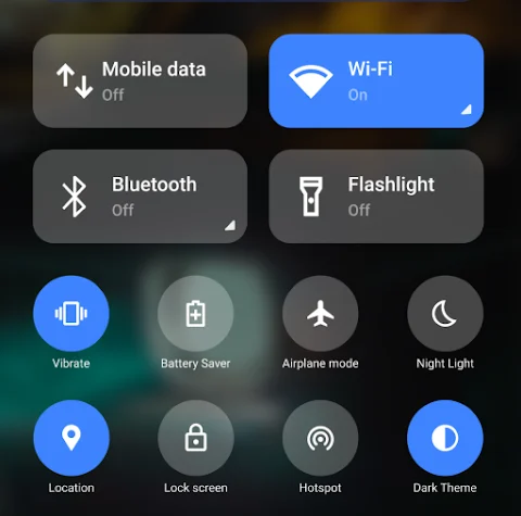Notif bar