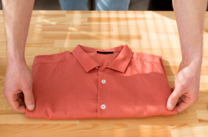 tips melipat baju