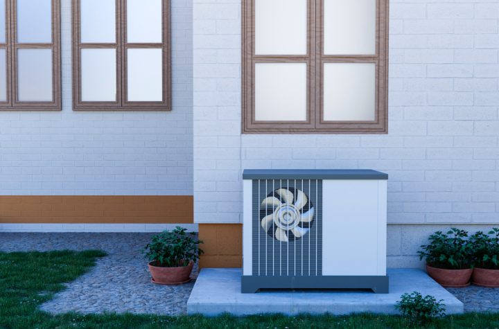 Peletakkan kondensor fan AC